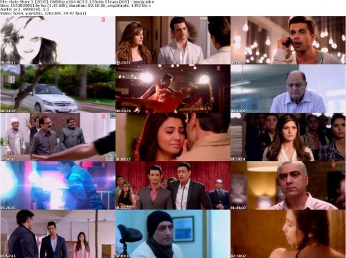 Hate Story 3 2015 1/3 DVDRip x264 AC3 5.1 ESubs {Team DUS} jnmjy