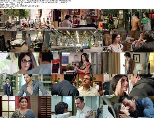 Sanam Teri Kasam 2016 720p DVDRip x264 06Ch AAC MSubs Marhaba