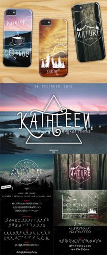  Creativemarket - Kathleen Typeface