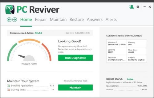 ReviverSoft PC Reviver 2.6.1.6 (x64)