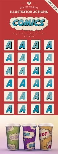 Creativemarket - Vintage Comic Press