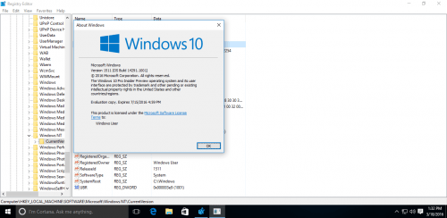 Windows 10 Redstone 1 (14291) En-Us (x86/x64) AIO 10in1 Pre-Activated