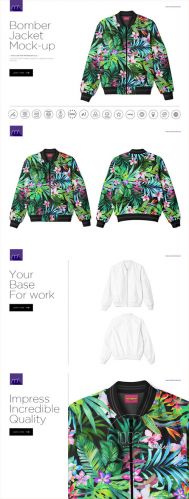 Creativemarket - Bomber Jacket Mock-up