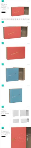 Creativemarket - Boxes 2 Sizes Mock-up