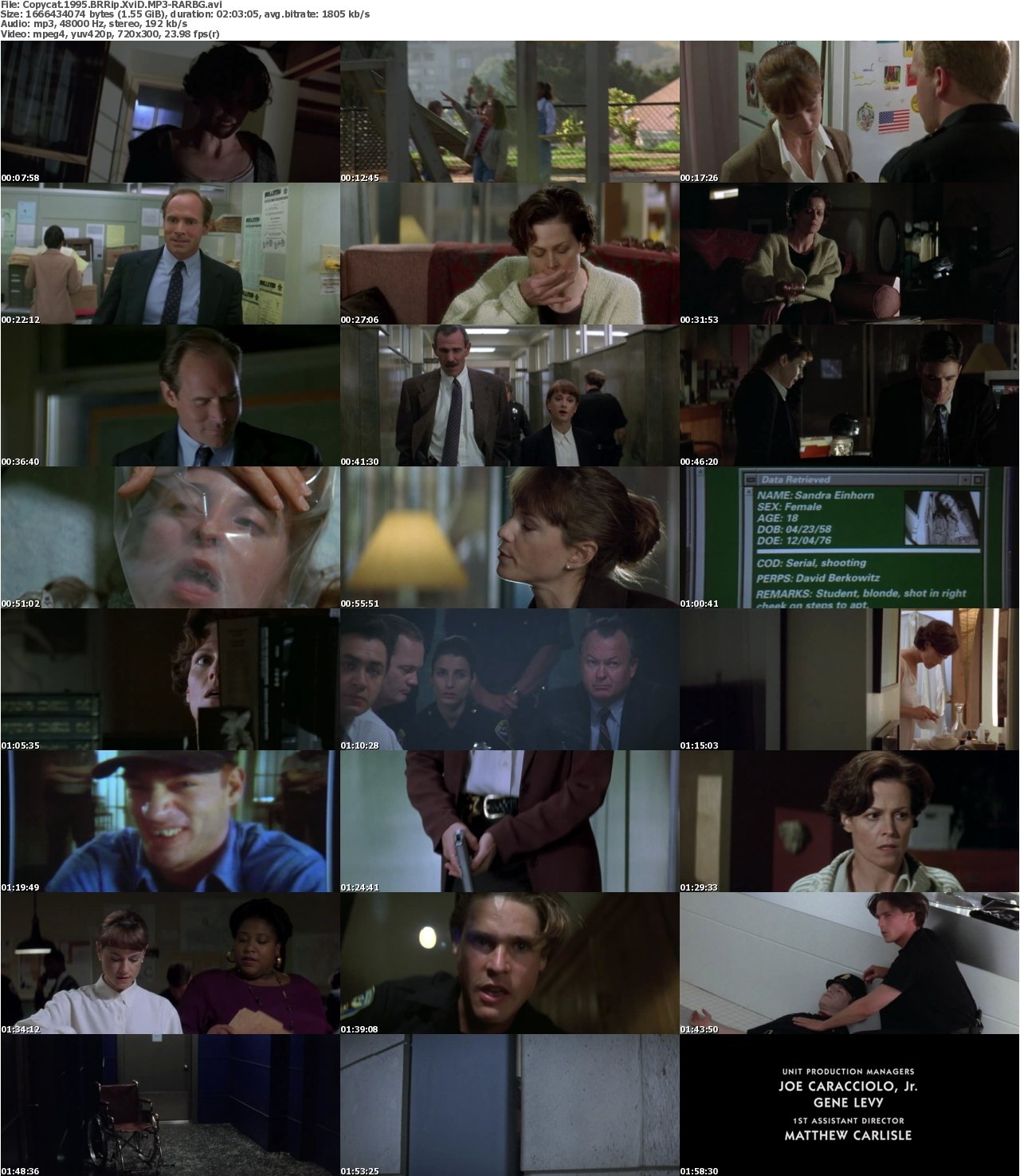 Copycat 1995 BRRip XviD MP3-RARBG