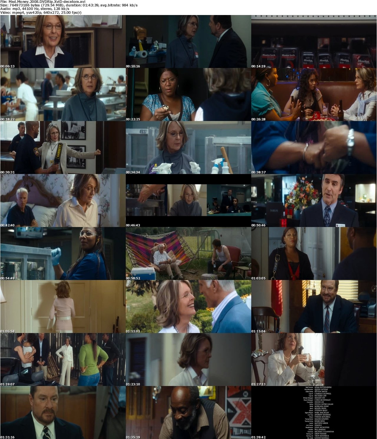 Mad Money 2008 DVDRip XviD-decatora