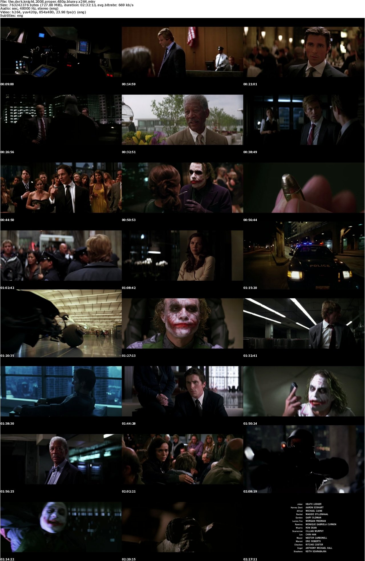 The Dark Knight 2008 PROPER 480p BluRay x264