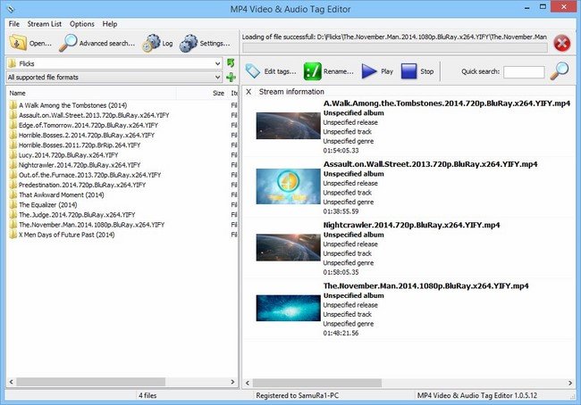 3delite MP4 Video and Audio Tag Editor 1.0.29.39 (x86/x64)