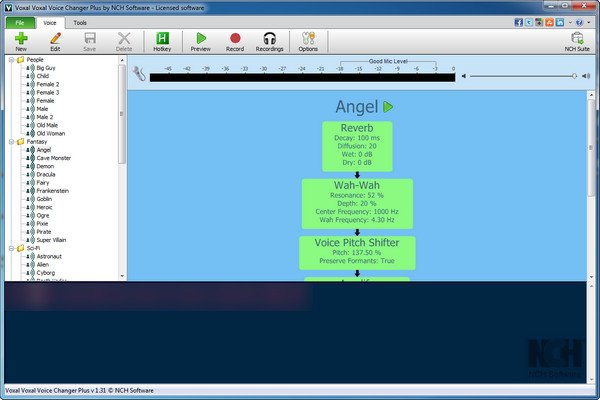 NCH Voxal Voice Changer Plus v1.31 