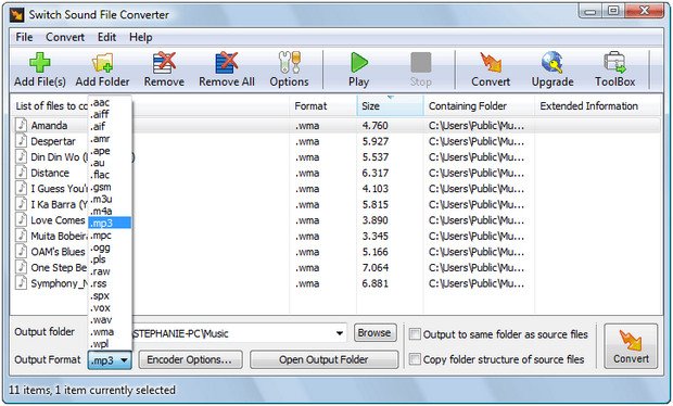 NCH Switch Audio File Converter Plus v5.00 