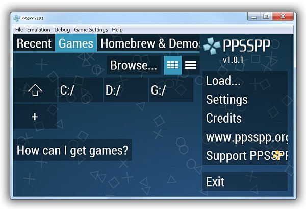 PPSSPP for Windows 1.2.2 (x86/x64) Portable Multilingual