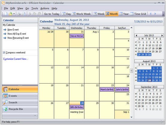 Efficient Reminder v5.20 build 516 Multilanguage 