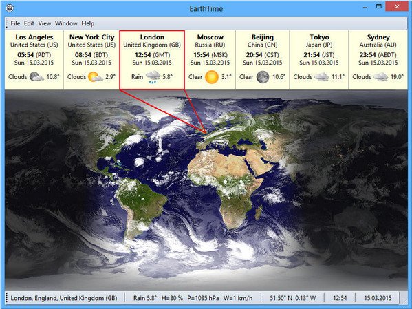 DeskSoft EarthTime 5.5.8 