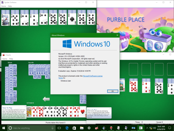 Windows 7 games for Windows 10, 8, 8.1 v2.0