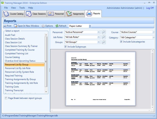 Training Manager 2016 Enterprise Edition v1.0.1214.0 