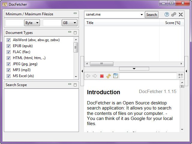 DocFetcher 1.1.17 Multilingual + Portable