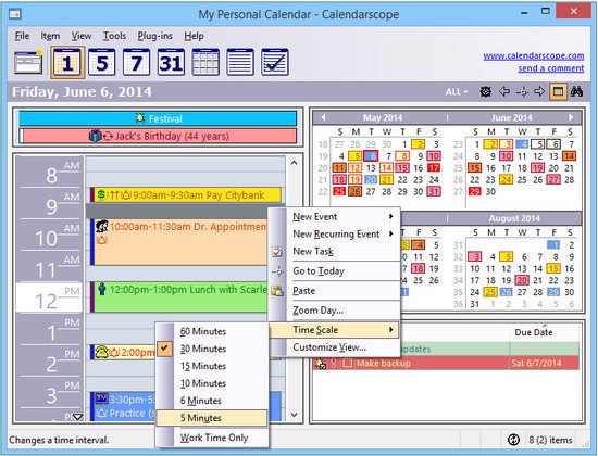 Duality Software Calendarscope v7.7.1 + Portable 