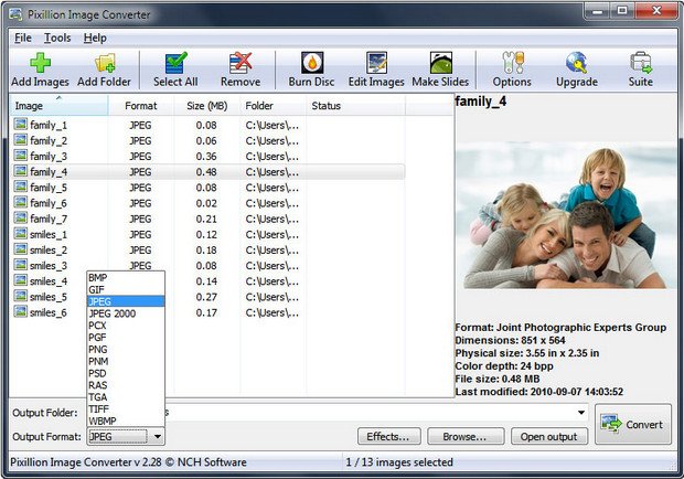 NCH Pixillion Image Converter Plus 2.99 