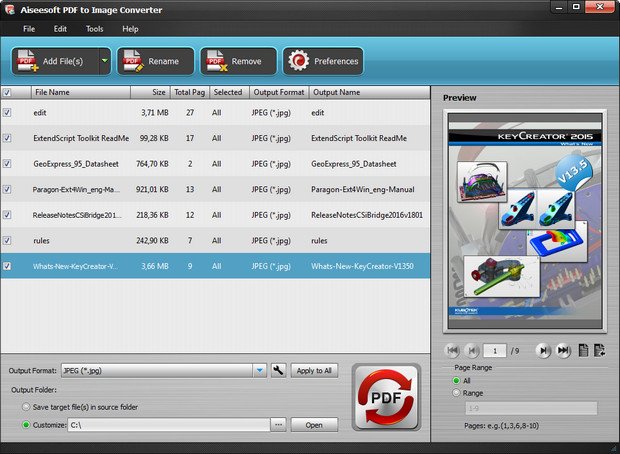 Aiseesoft PDF to Image Converter 3.1.28 Multilingual 