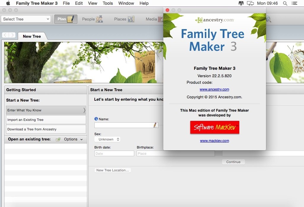 free family tree software mac
