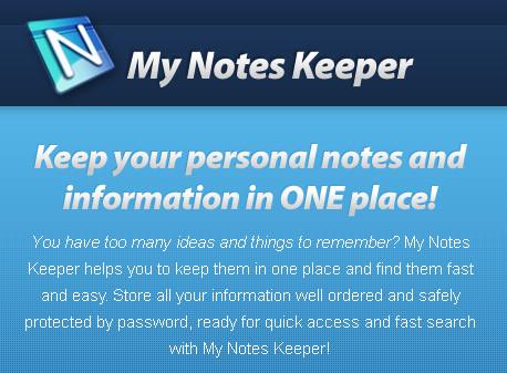  My Notes Keeper 3.8.1965 Beta + Portable 