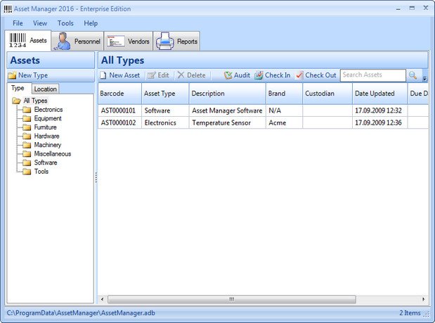 Asset Manager 2016 Enterprise Edition v1.0.1176.0 