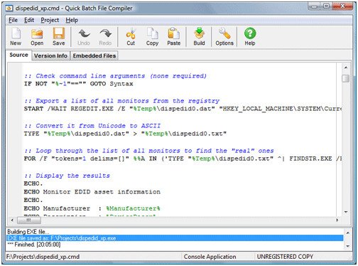 AbyssMedia Quick Batch File Compiler v3.7.0.0 