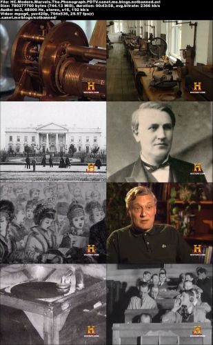 History Channel - Modern Marvels: The Phonograph (1996) PDV XviD AC3-MVGroup
