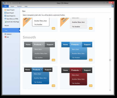 Blumentals Easy CSS Menu v4.3 Free