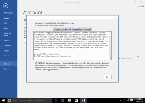 Microsoft Office Professional Plus 2016 v16.0.4366.1000 April 2016