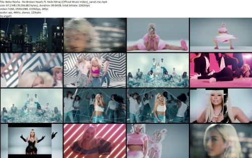 Bebe Rexha - No Broken Hearts ft. Nicki Minaj (Official Music Video)