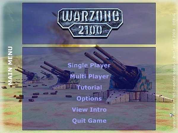 warzone 2100 opengl error