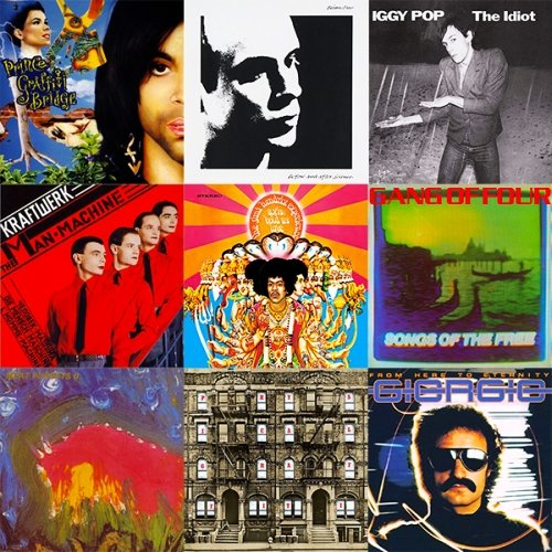 Giorgio Moroder, Iggy Pop, Kraftwerk - Retro Scene Colour 001 