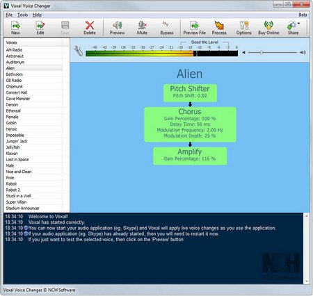 NCH Voxal Voice Changer Plus v1.30 