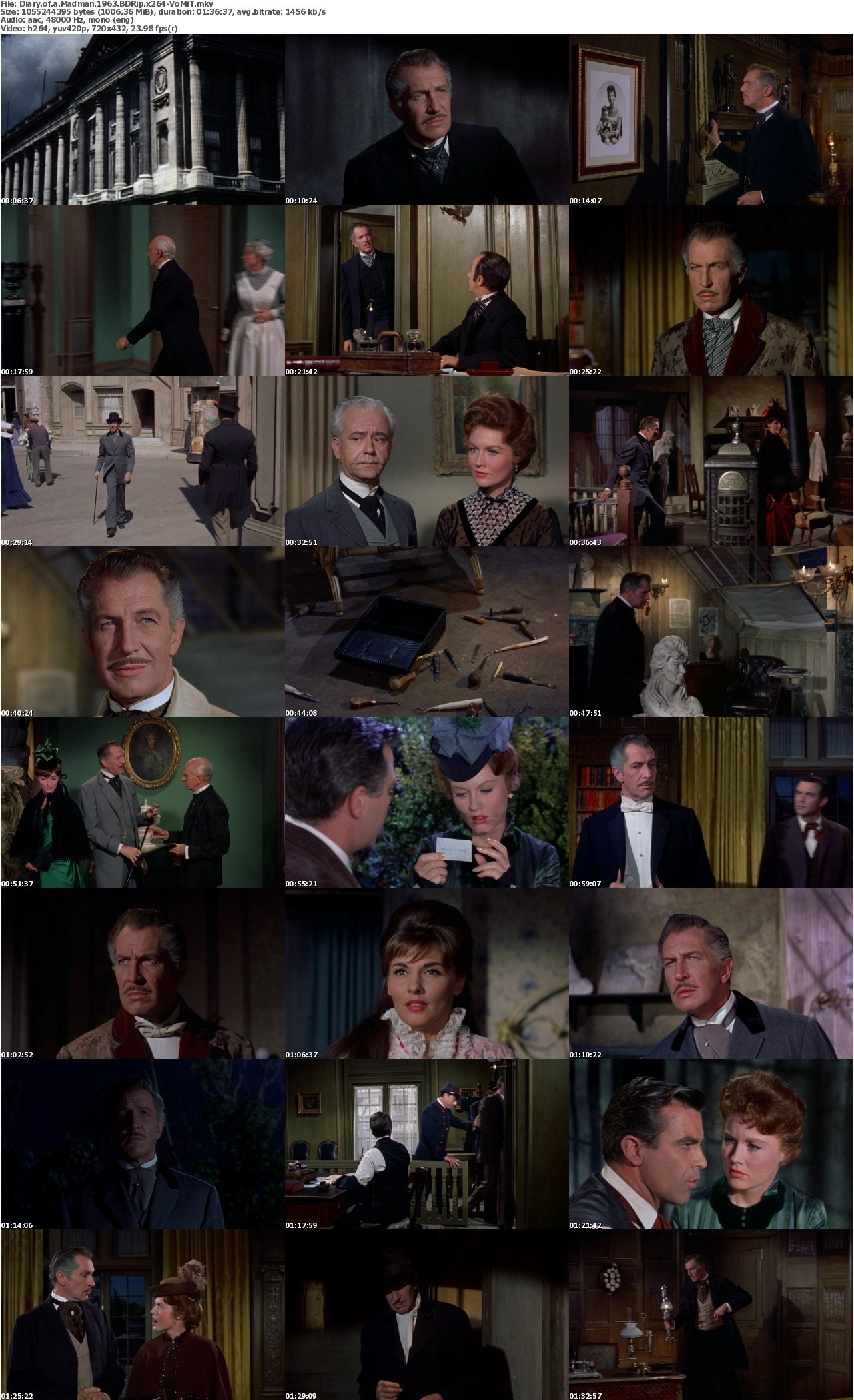 Diary of a Madman 1963 BDRip x264-VoMiT