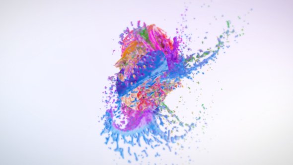 Colorful Splash Logo Reveal - Project for After Effects (Videohive)