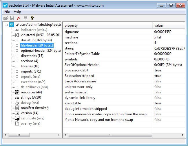 PeStudio 9.55 download the last version for android