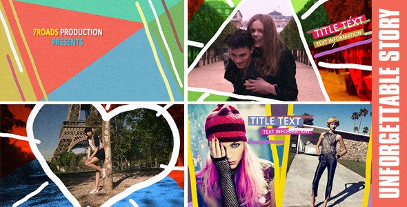 Unforgettable Story - Slideshow - Project for After Effects (Videohive)