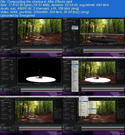 After Effects Apprentice 19: Motion Tracking with CINEMA 4D Lite