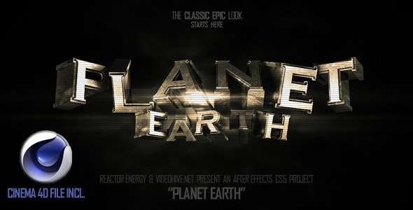 Planet Earth - Project for After Effects (Videohive)