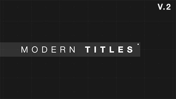 9 Modern Glitch Titles - Project for After Effects (Videohive)