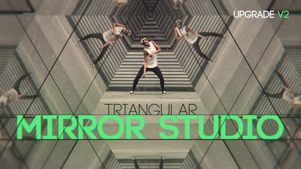 Triangular Mirror Studio - Project for After Effects (Videohive)