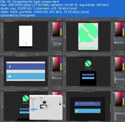 Mobile App Design and Prototyping in Photoshop and After Effects