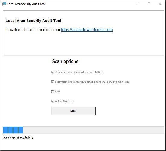 Local Area Security Audit Tool 1.0.0.0