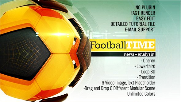 Football Time Package - Project for After Effects (Videohive)
