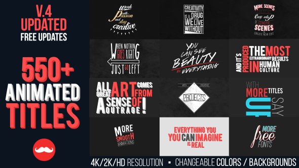 Animated Titles Pack - Project for After Effects (Videohive)