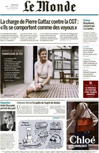 Le Monde du Mardi 31 Mai 2016