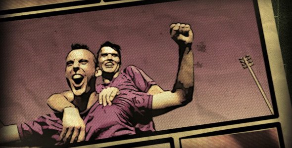 Soccer Comics Vintage &amp; Modern - Project for After Effects (Videohive)