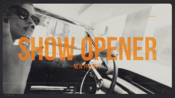 Backstage Opener - Project for After Effects (Videohive)