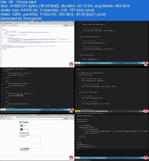 Laracasts - Laravel From Scratch with Jeffrey Way (2016)